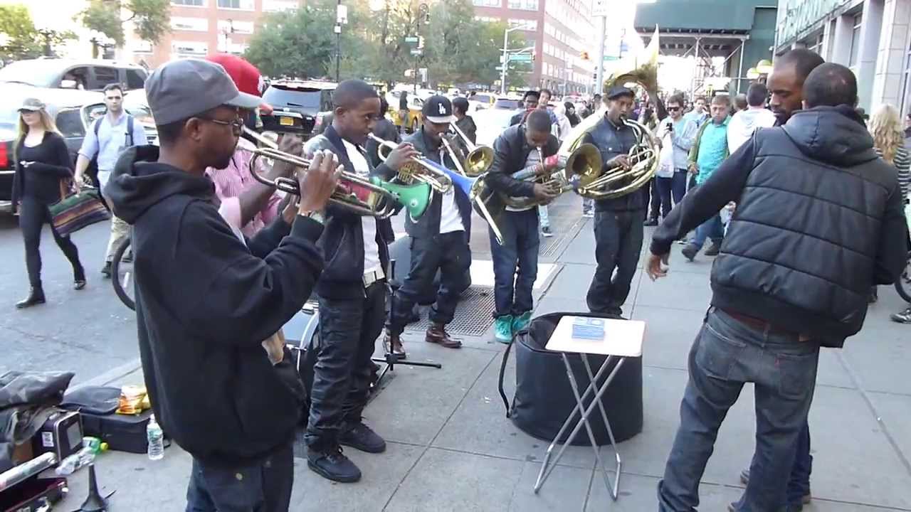 The Hypnotic Brass Ensemble  Oct 12th 2013 NYC - Balicky Bon at Union Square Oct 12th 2013 NYC