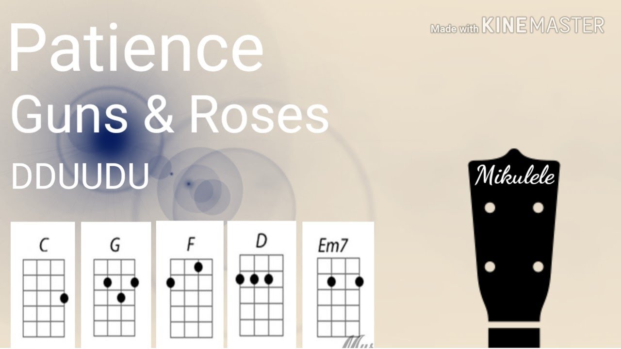Patience - Guns 'n' Roses ukulele tutorial / play-a-long