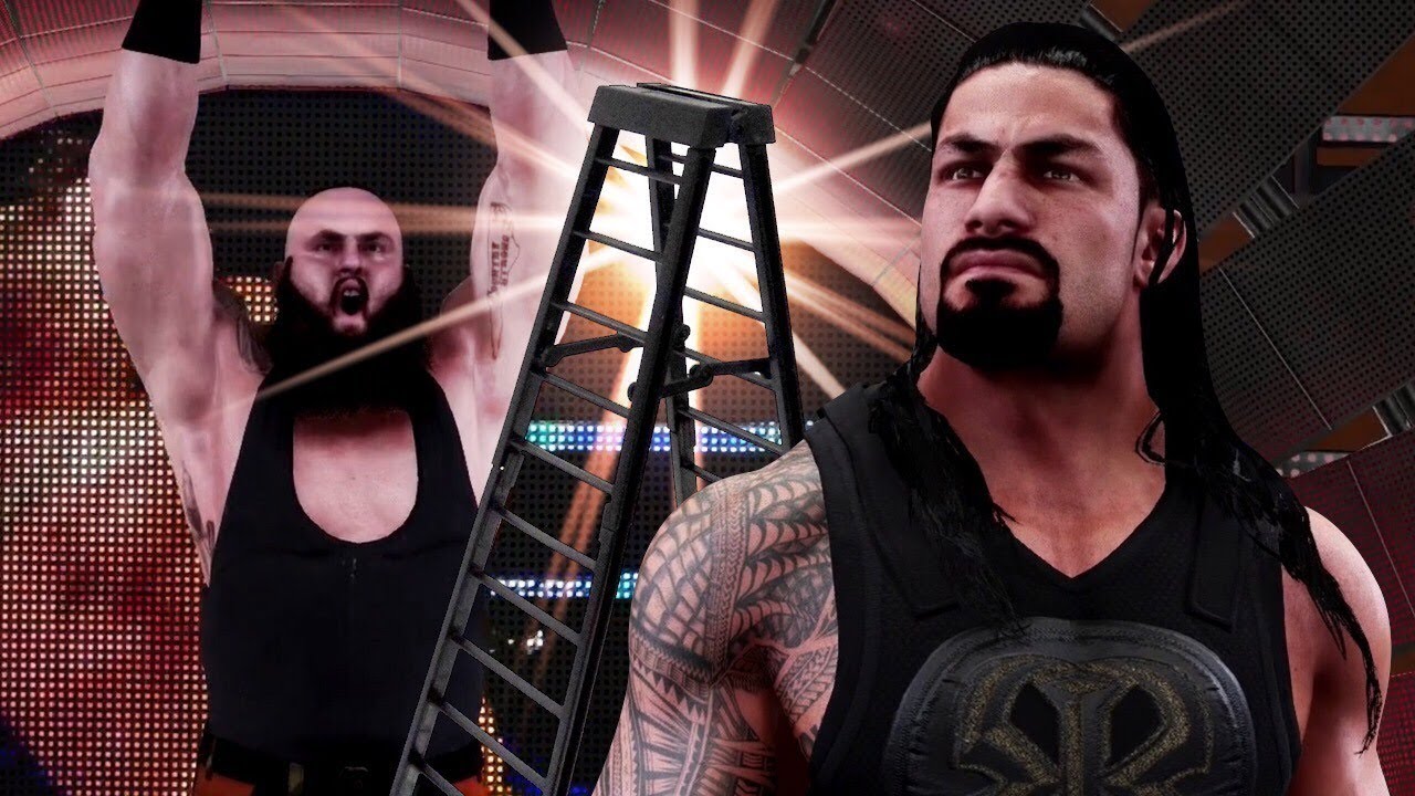 WWE 2K18 8-Man Ladder Match Gameplay