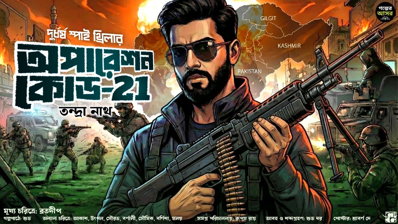 অপারেশন কোড-21 । Ft. Bratadeep । Spy Thriller Story । Suspense Thriller । Bengali Detective Story