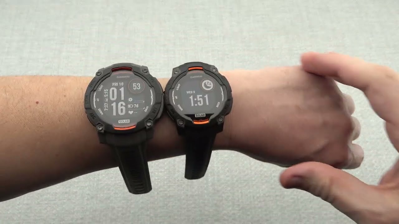Compare Garmin Instinct 3 45 mm vs Instinct 3 50 mm