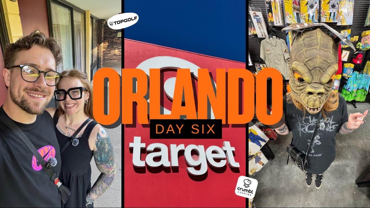 ORLANDO FLORIDA VLOG | SPIRIT HALLOWEEN 👻 | TARGET 🎯 | TOP GOLF ⛳️ | DAY 6 🤎