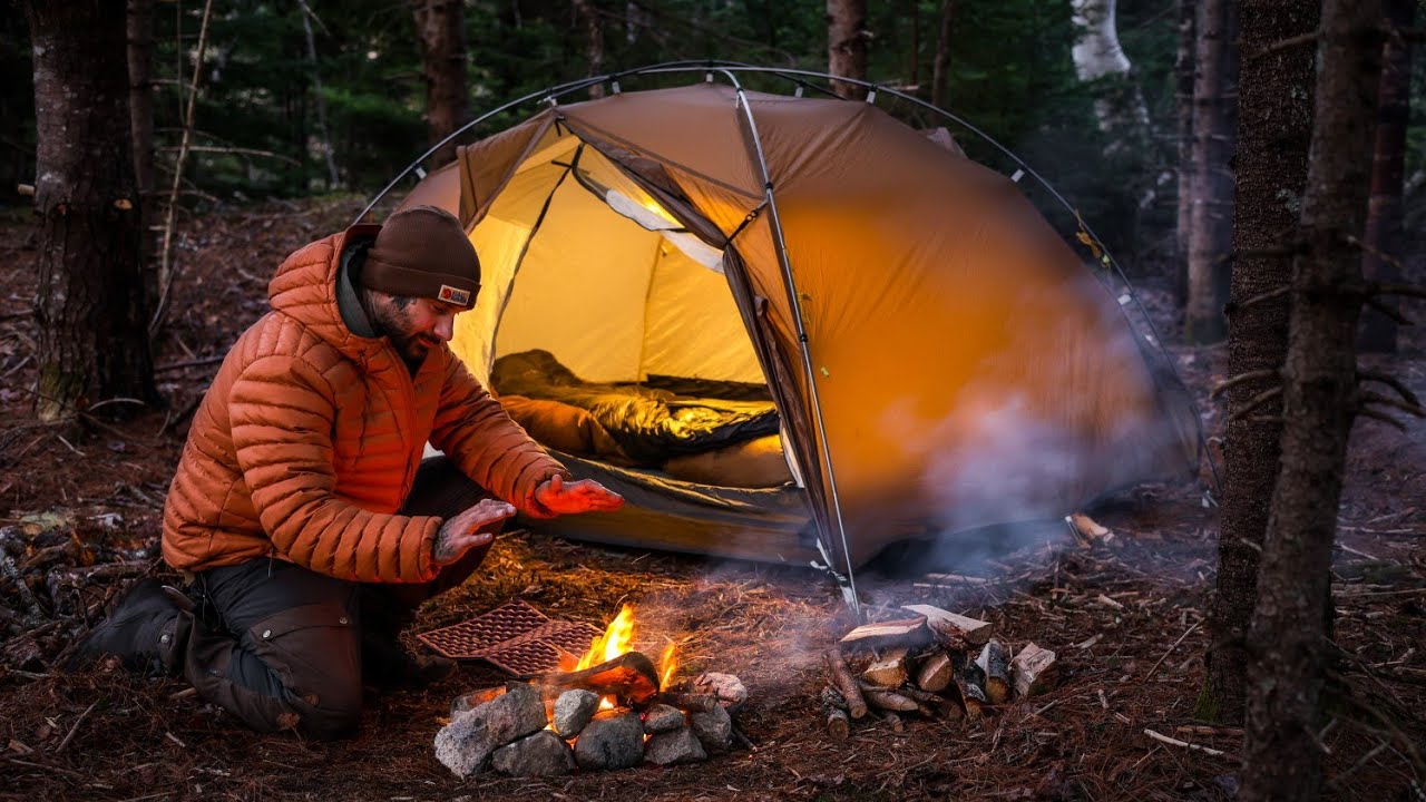 Camping In High Winds Deep In The Forest