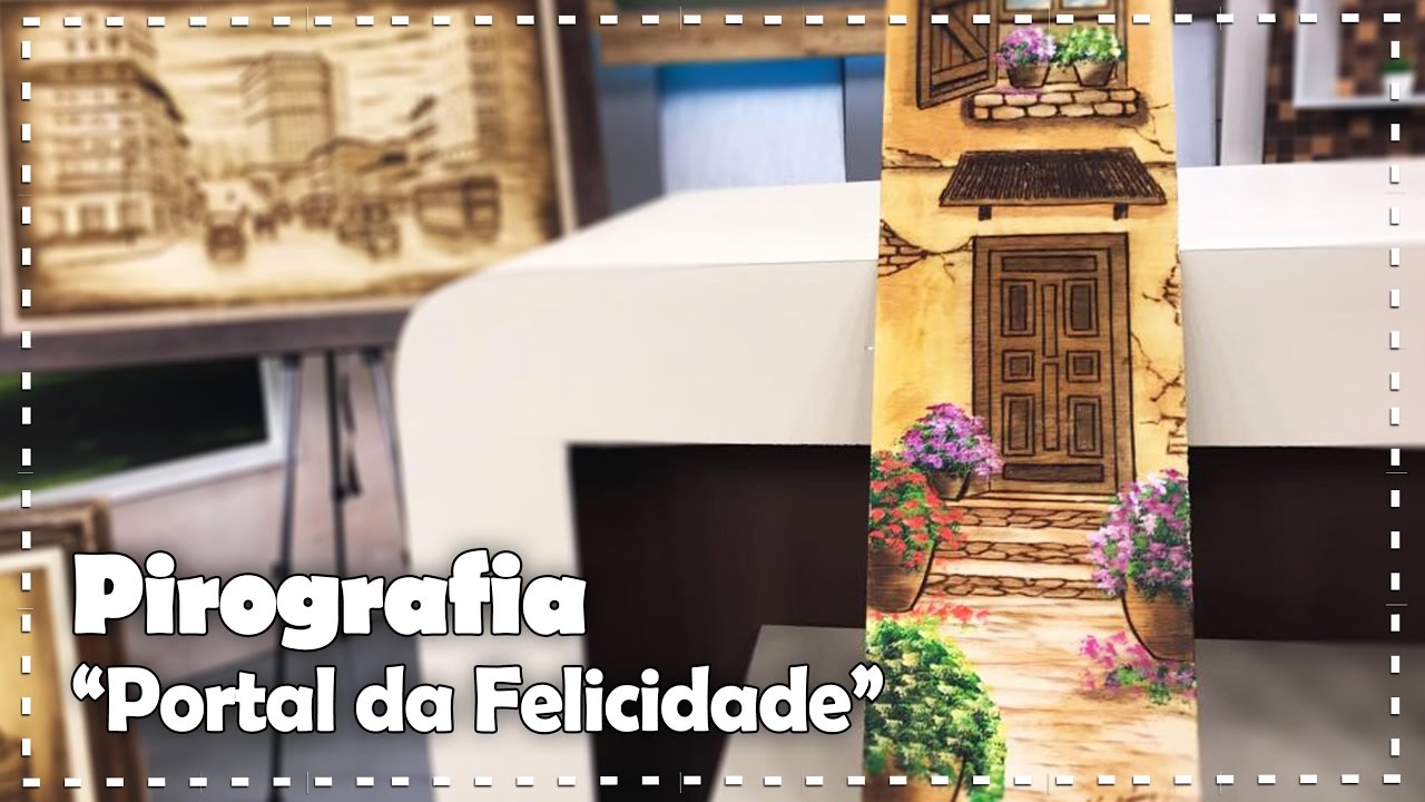 PORTAL DA FELICIDADE EM PIROGRAFIA com Vitor Dantonio - Programa Arte Brasil - 15/03/2017