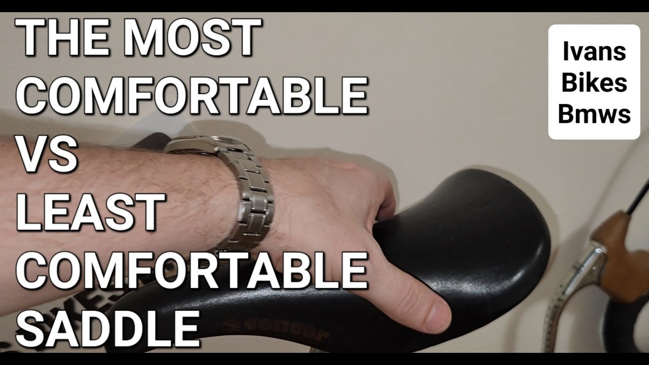 The Most Comfortable VS Most Uncomfortable Vintage Road Bike Saddles | 4K