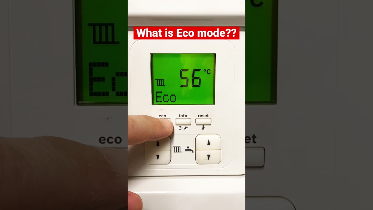 Как использовать режим &laquo;Эко&raquo; на котле Bosch Worcester