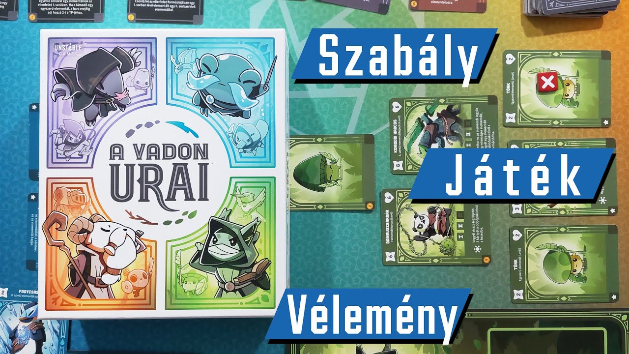 A vadon urai | Végigjátszás | Játékszabály