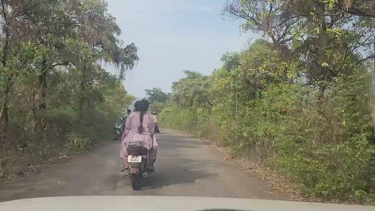 Yarada Beach road in hyper mode video