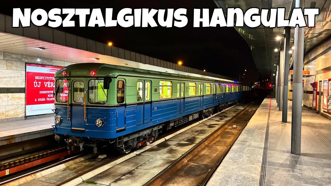 ÚJRA EV METRÓ PENDLIZETT A KETTES VONALON... [4K 60FPS]