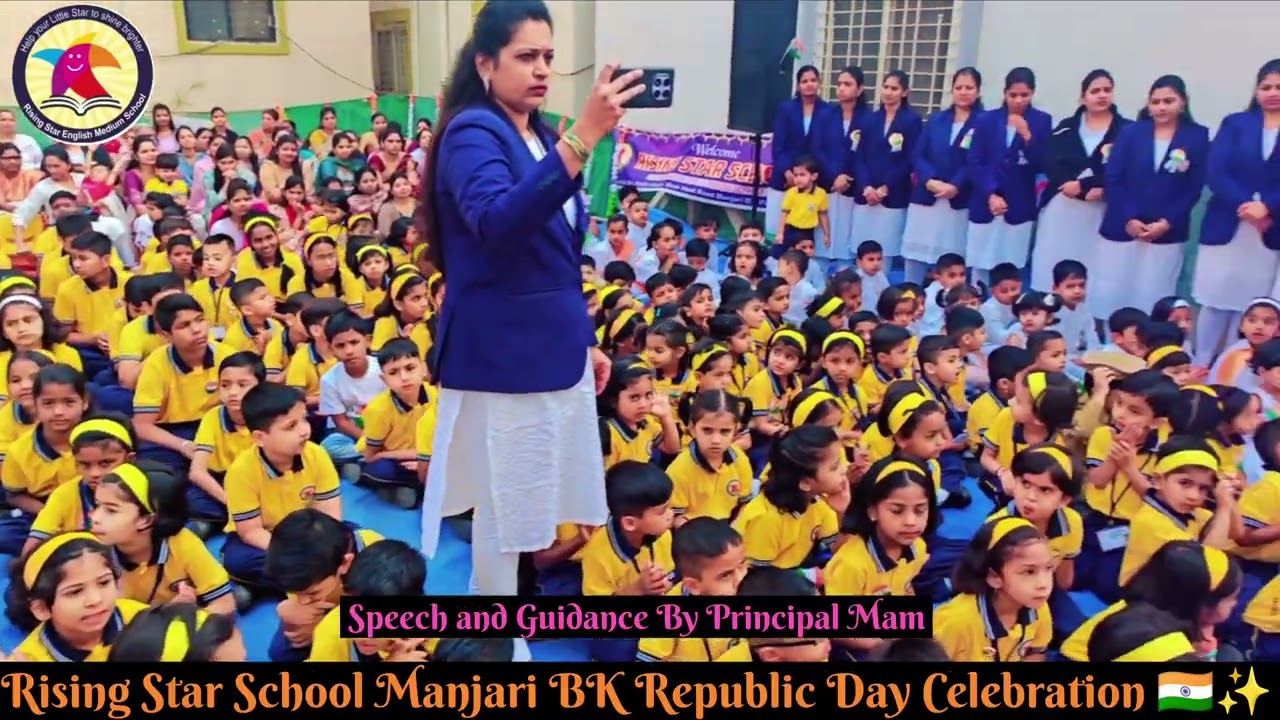 Republic Day Celebration at Rising Star School Manjari BK 