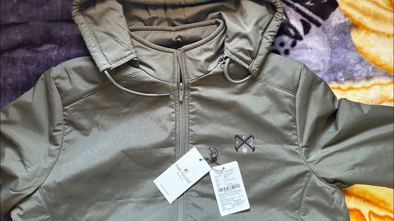 Fort Collins Solid Casual Jacket🥶.Best for heavy winter under 1000 💯 🤑. Olive Green bomber jacket😍🔥.