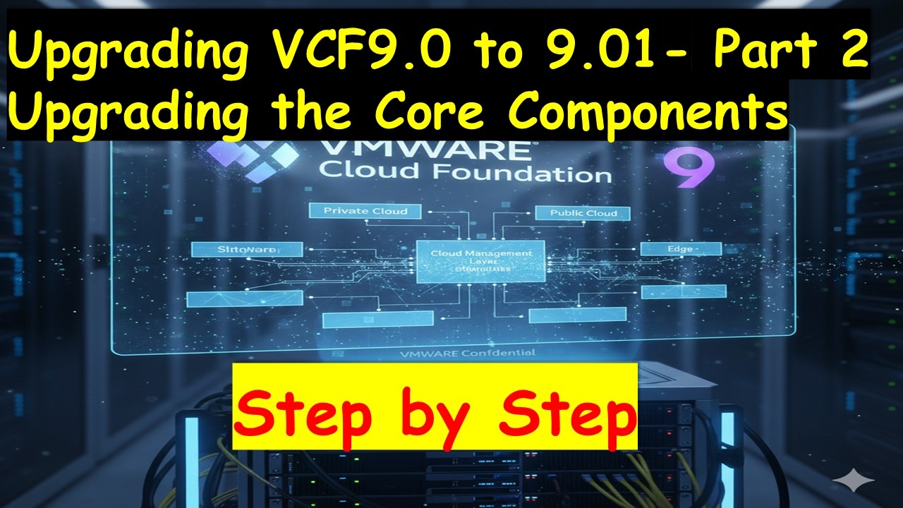 Обновление VCF 9.0 до версии 9.01. Часть 2. Обновление основных компонентов. Наконец-то здесь.