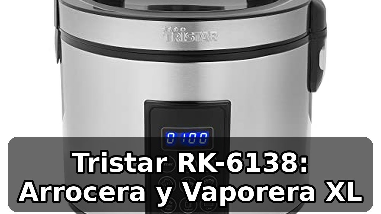 Review completa de la Tristar RK-6138 Arrocera y Vaporera XL: capacidad y versatilidad