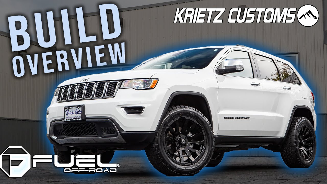 BUILD OVERVIEW: 2019 Jeep Grand Cherokee w/ 2.5 Inch Lift Kit, 20x9 Fuel Blitz │ Krietz Customs
