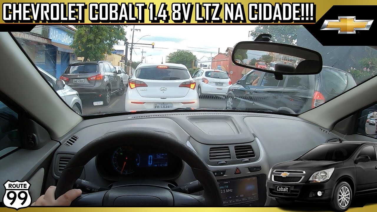 COMO É O CHEVROLET COBALT 1.4 NA CIDADE? VAMOS VER!!!