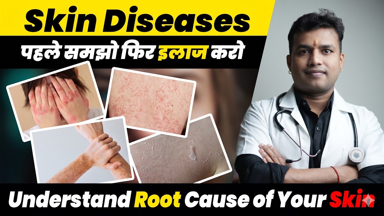 339:Skin Diseases(चर्म रोगों) Pahle Samjho Fir Ilaaj Karo||Understand Root Cause of Your Skin