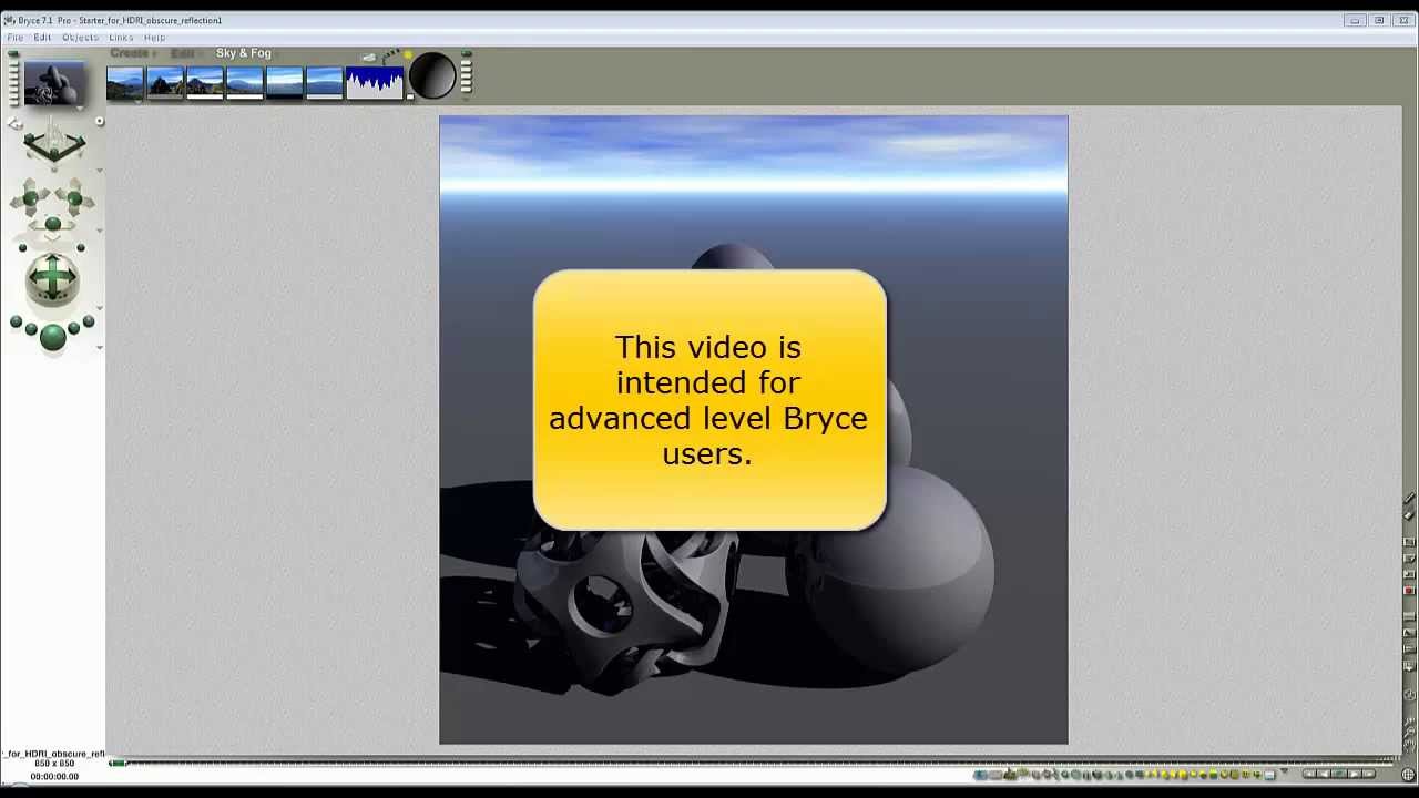 Bryce 7.1 Pro Experiments - Advanced Obscure Lighting Setup - by David Brinnen.