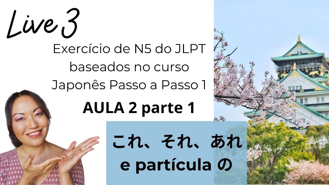Live 3 - Exercícios de Japonês JLPT N5