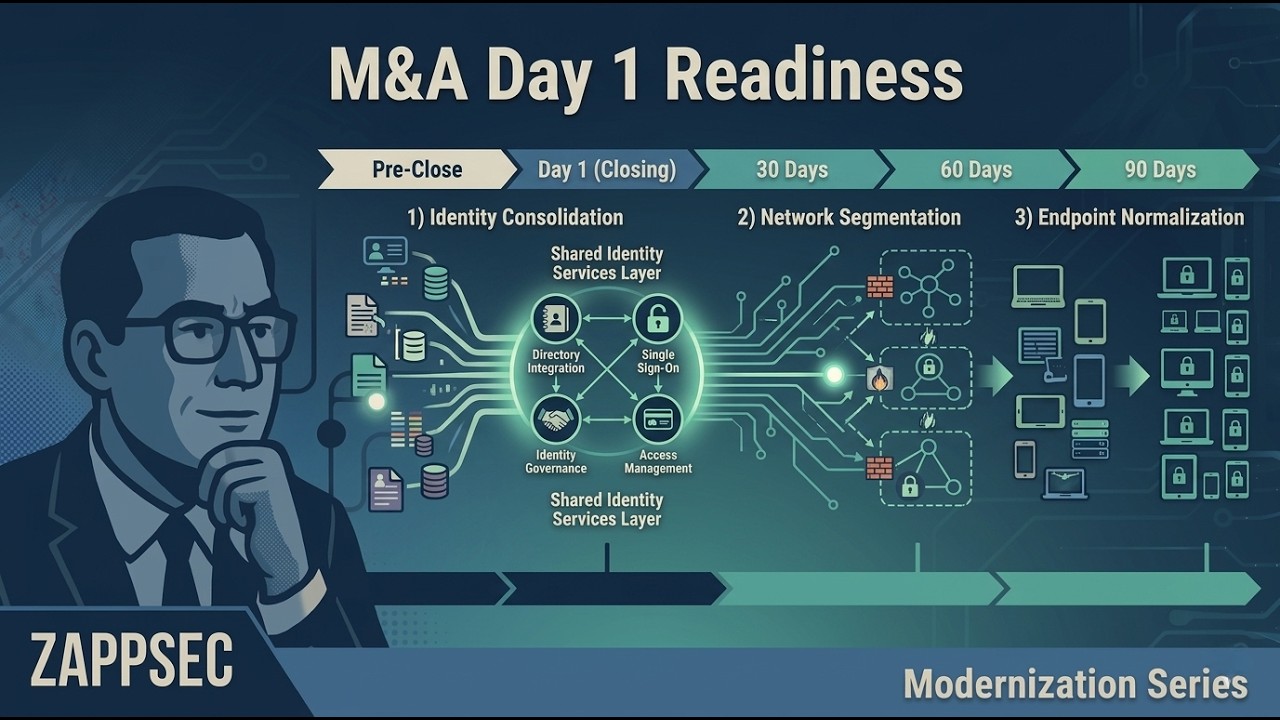 M&A Day 1 Readiness: Why Security Integration Fails Before the Deal Even Closes