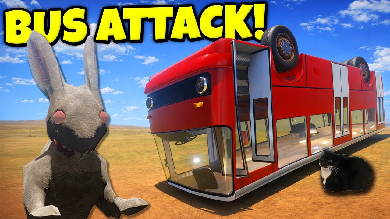 EVIL BUNNIES ATTACK My Bus… Can I Save My Cats?! (The Long Drive)