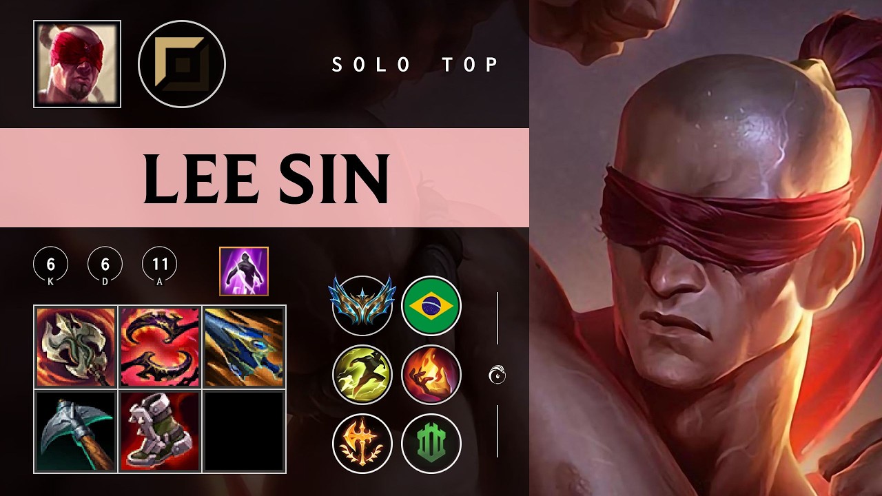 Lee Sin Top vs Gangplank - BR Challenger Patch 26.06
