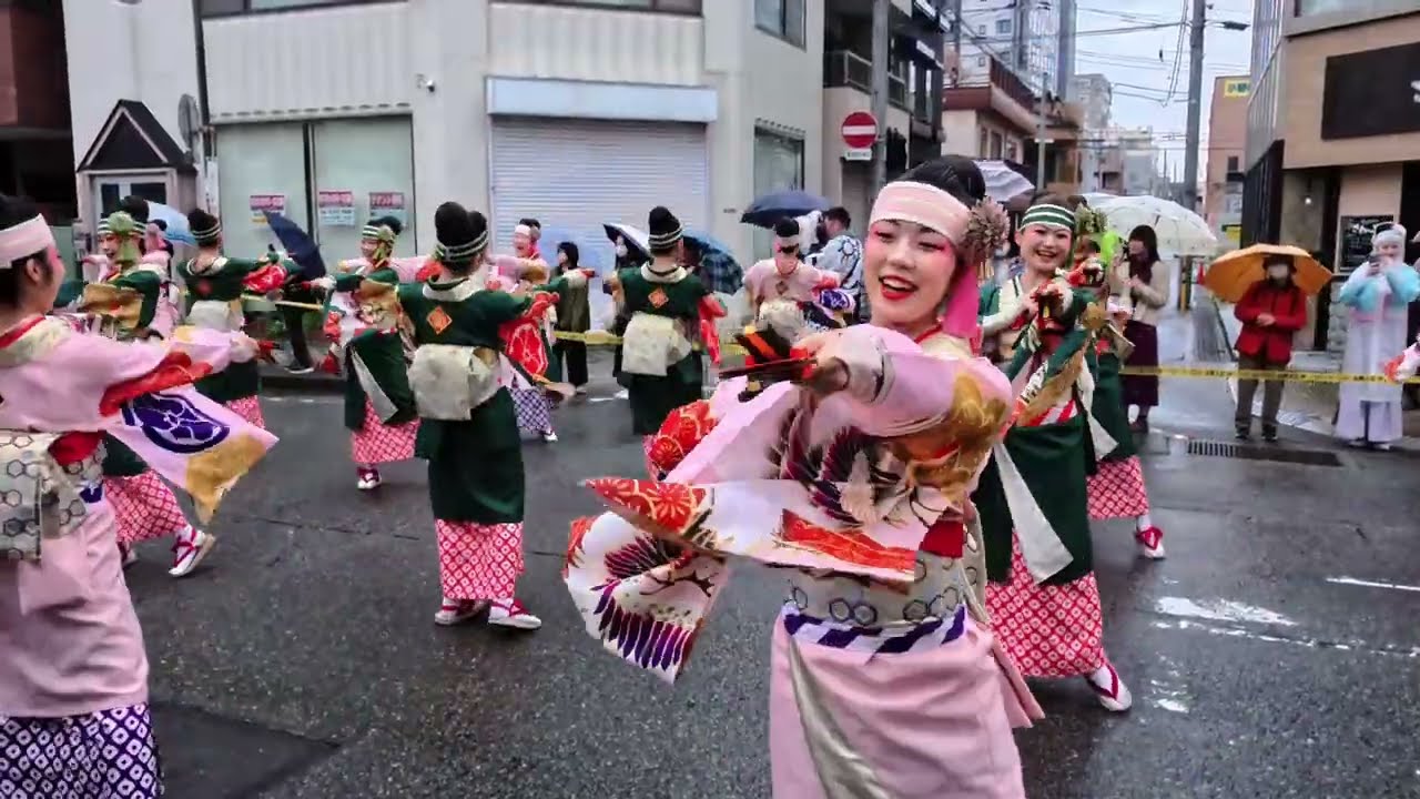 [4K] 東海道よさこい祭り2025 濱長花神楽@1109北口演舞場