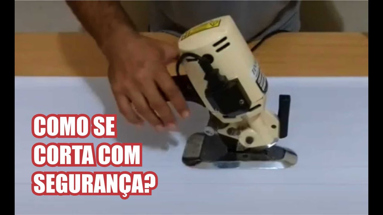 Como cortar tecido com a maquina de corte ?