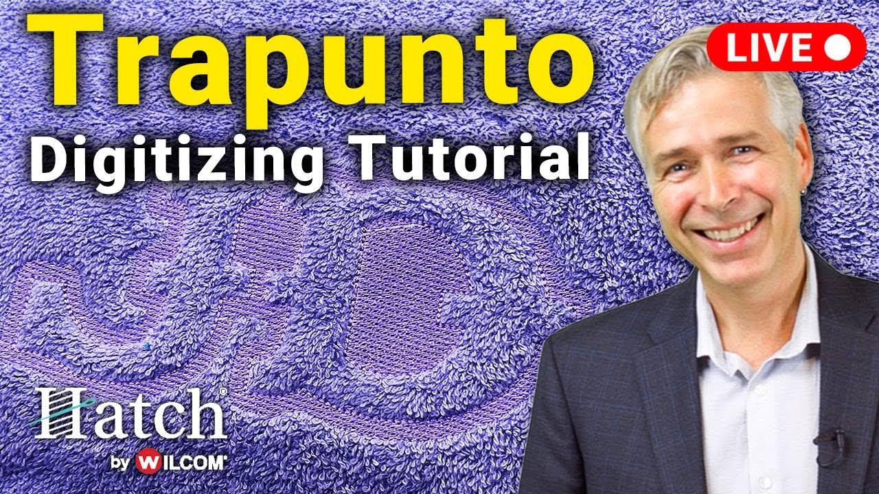 Trapunto Fills Made Easy - Hatch Embroidery Demo Live Stream