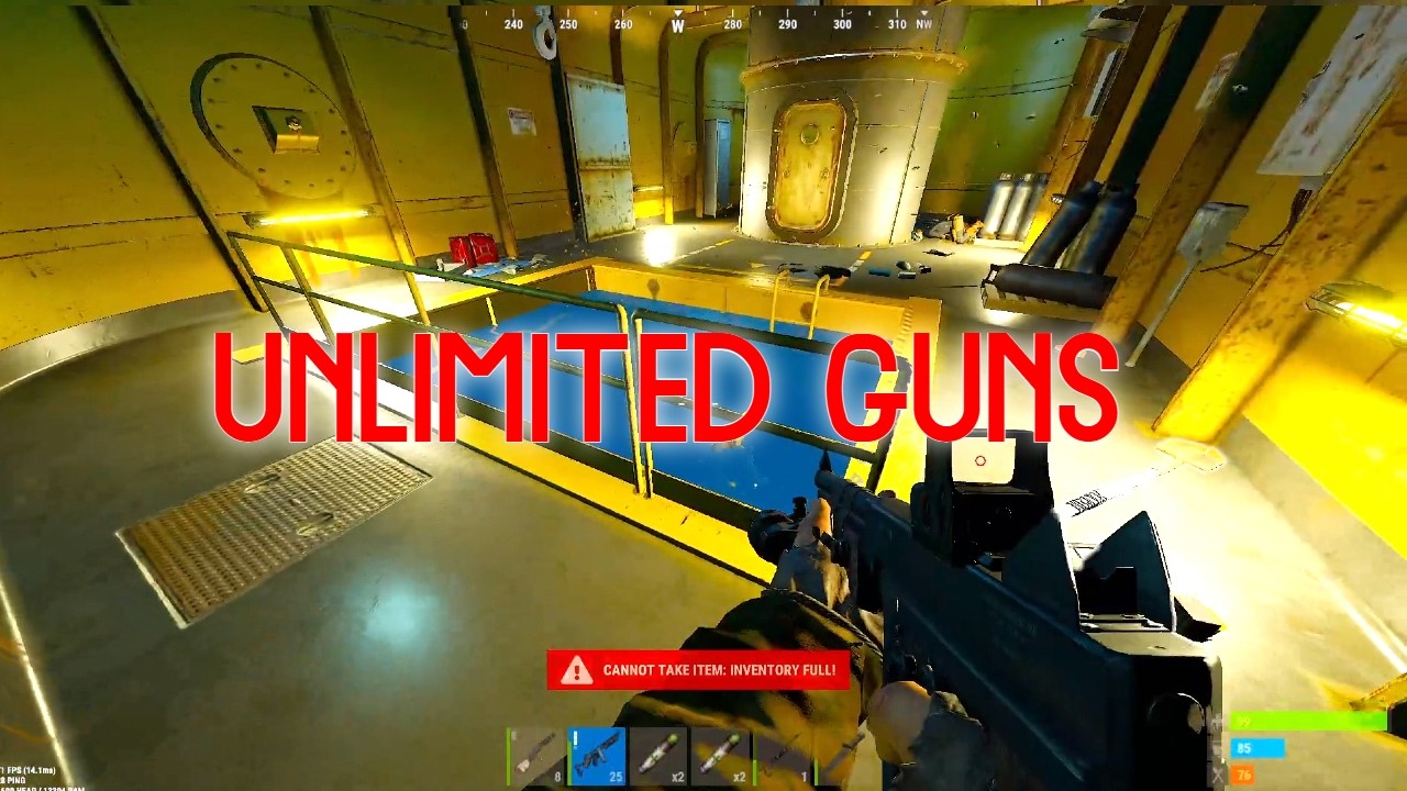 I turned oil rig into an infinite gun farm