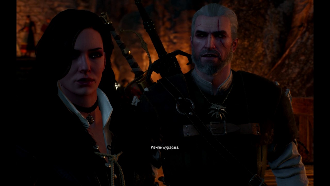 Gerald wyrywa Yennefer na pogrzebie - Wiedźmin 3 Dziki Gon