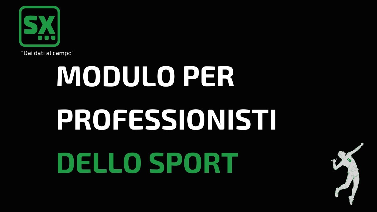 SportExcel: Modulo per professionisti dello sport - Parte 1