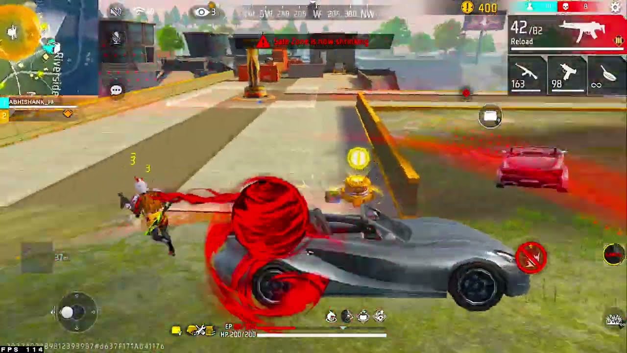 PARAFEL+MP40 34Kills 💪 90%Headshot Rate ⚡| Solo Vs Squad Full Gameplay | FREE FIRE