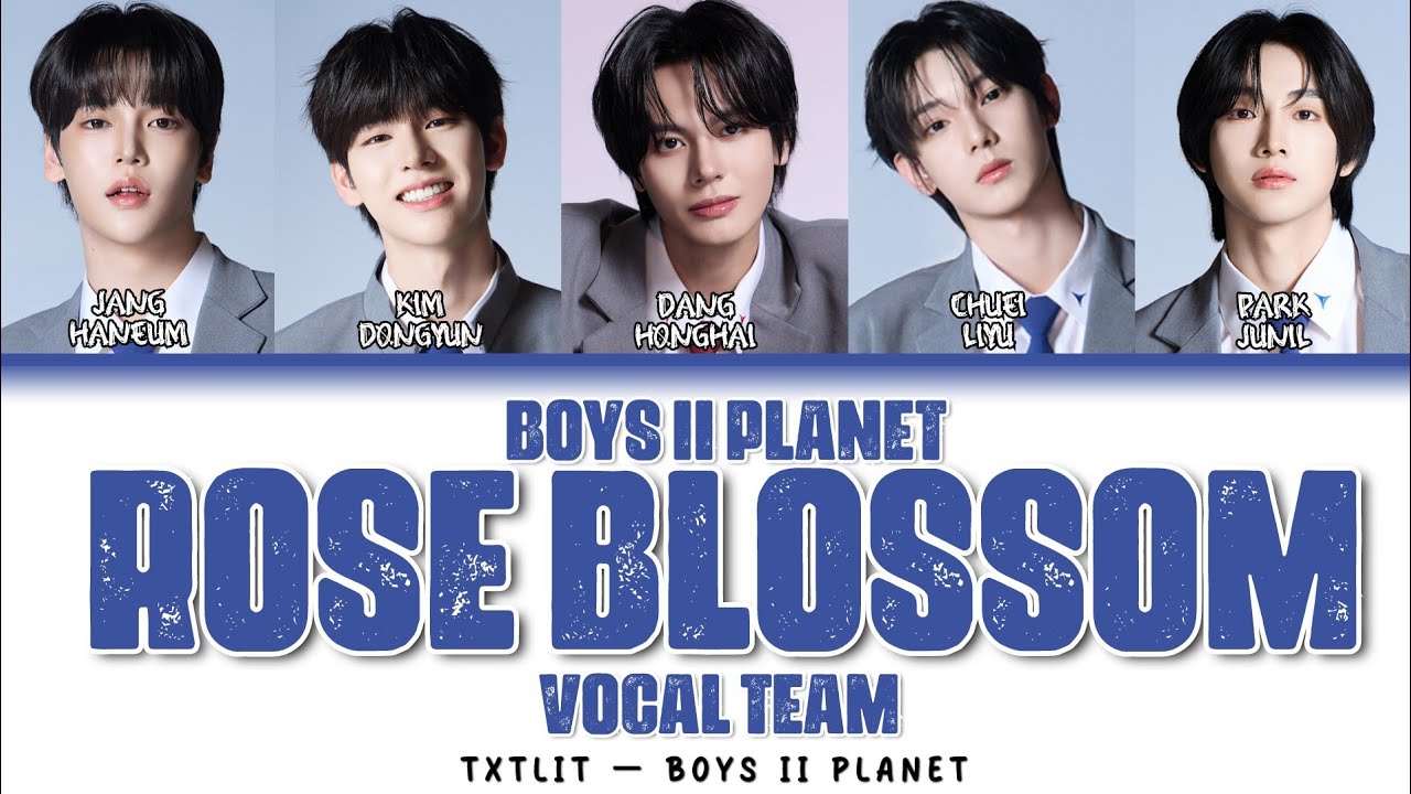 BOYS II PLANET 'Rose Blossom || Color Coded Lyrics