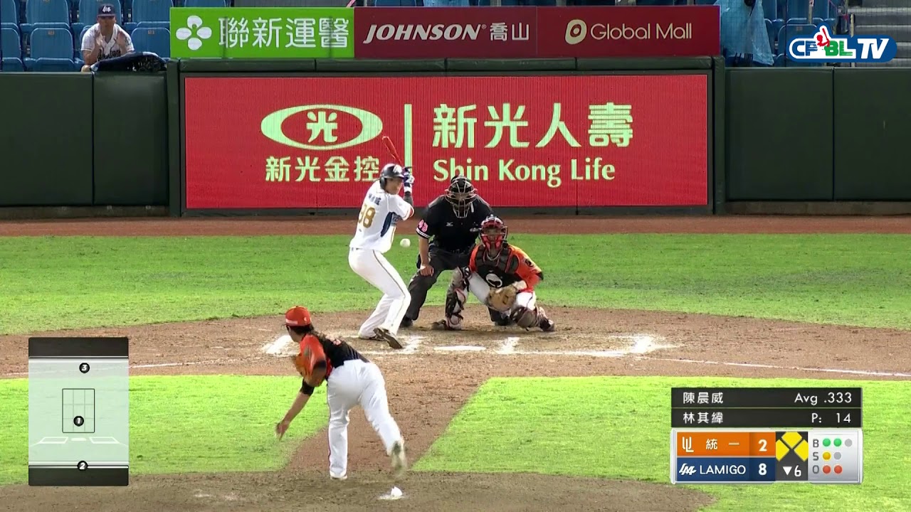 04/10 統一 vs Lamigo 賽後，救命啊！暴力猿打線狂掃24支安打，鯨吞18分