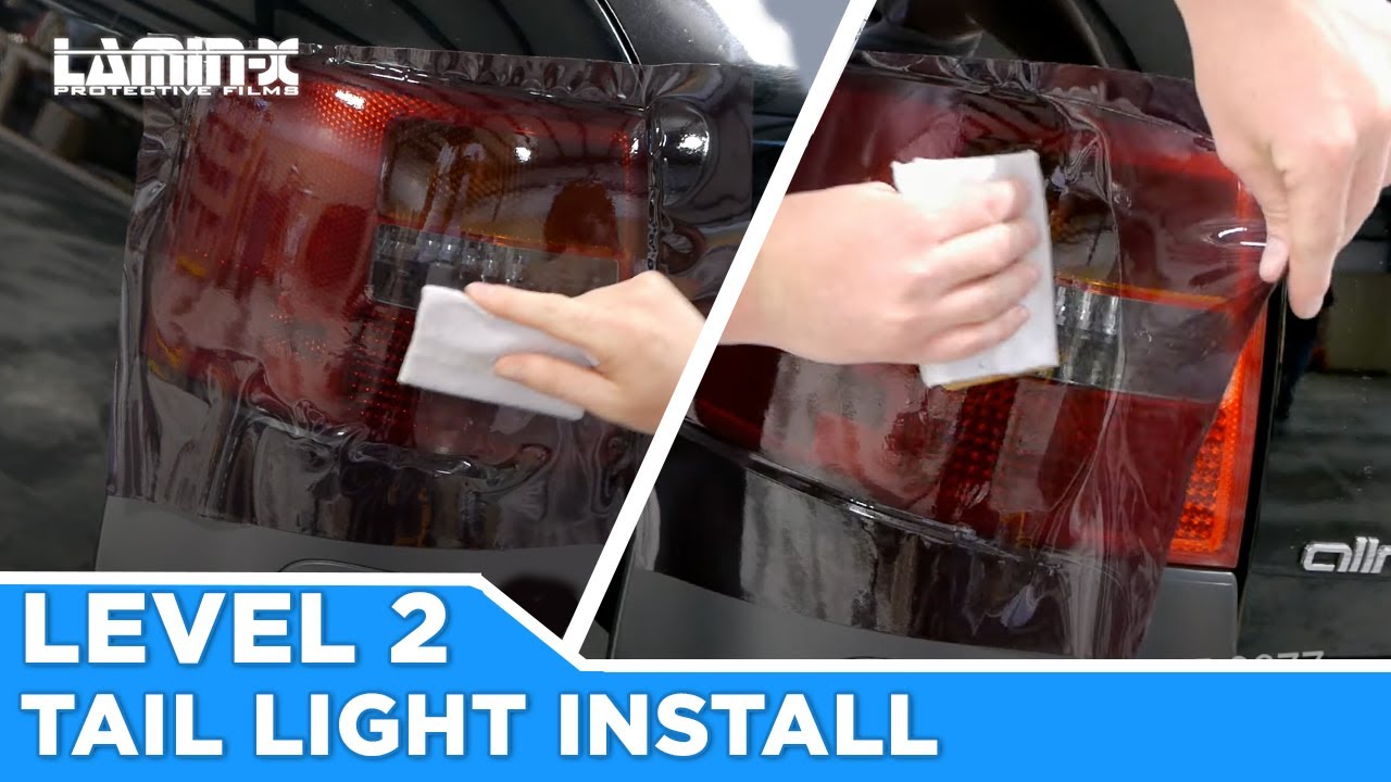 Lamin-x Precut Level 2 : Tail Light Cover Installation