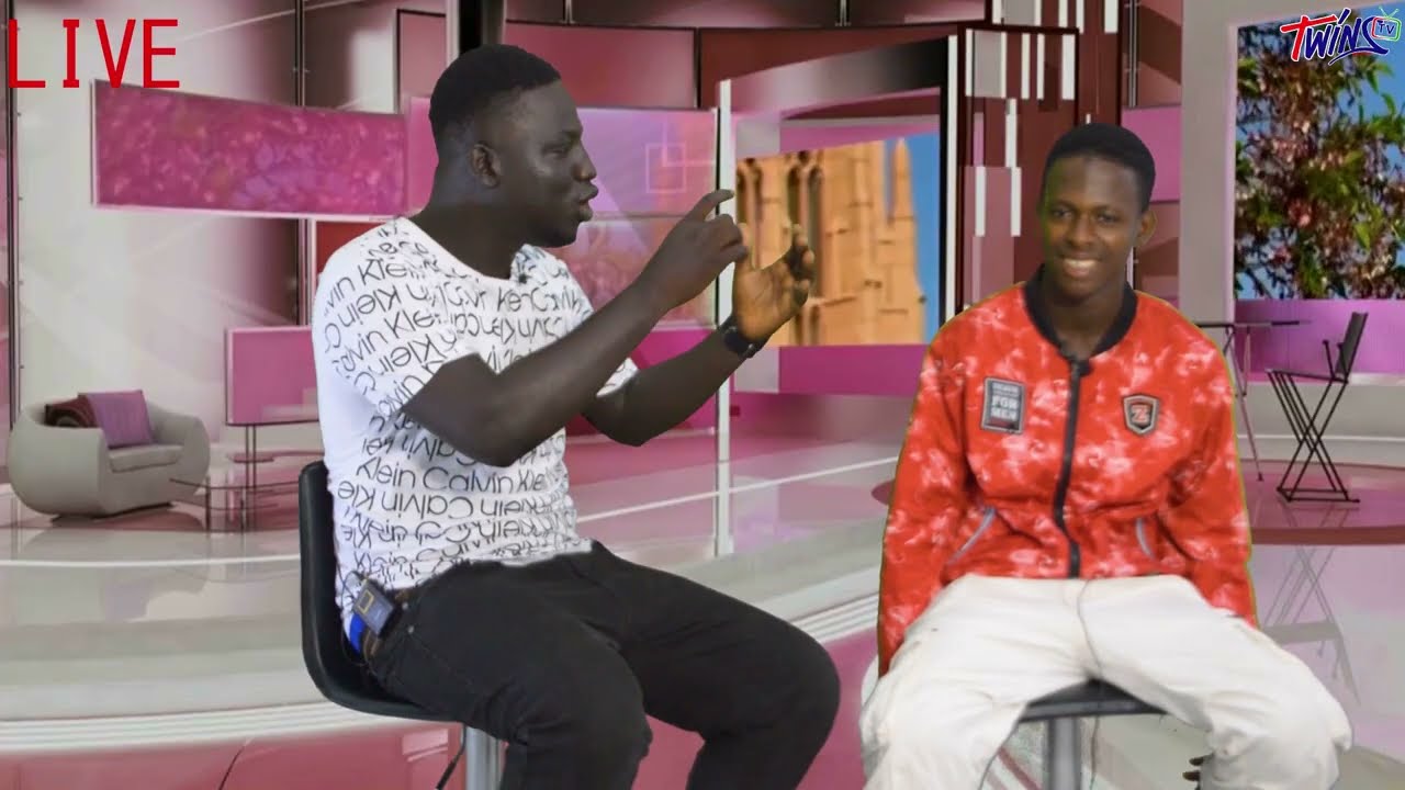 LIVE INTERVIEW WITH JUNIOR JIZZLE KANA BOY AT TWINS TV GAMBIA