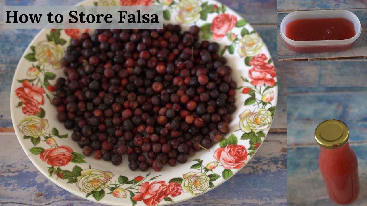 Every Summer Season I Store Falsa this way for a Year | Easy Falsa Syrup Recipe