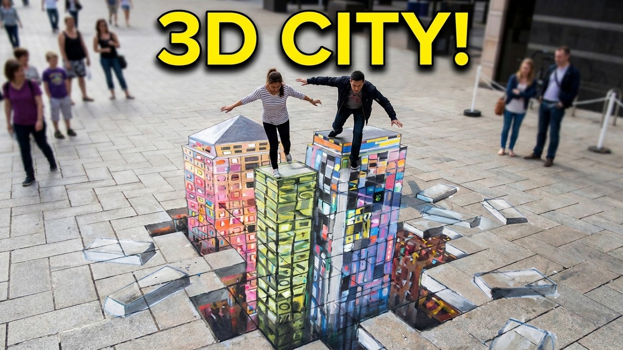Anybody can do 3D Street Art!!