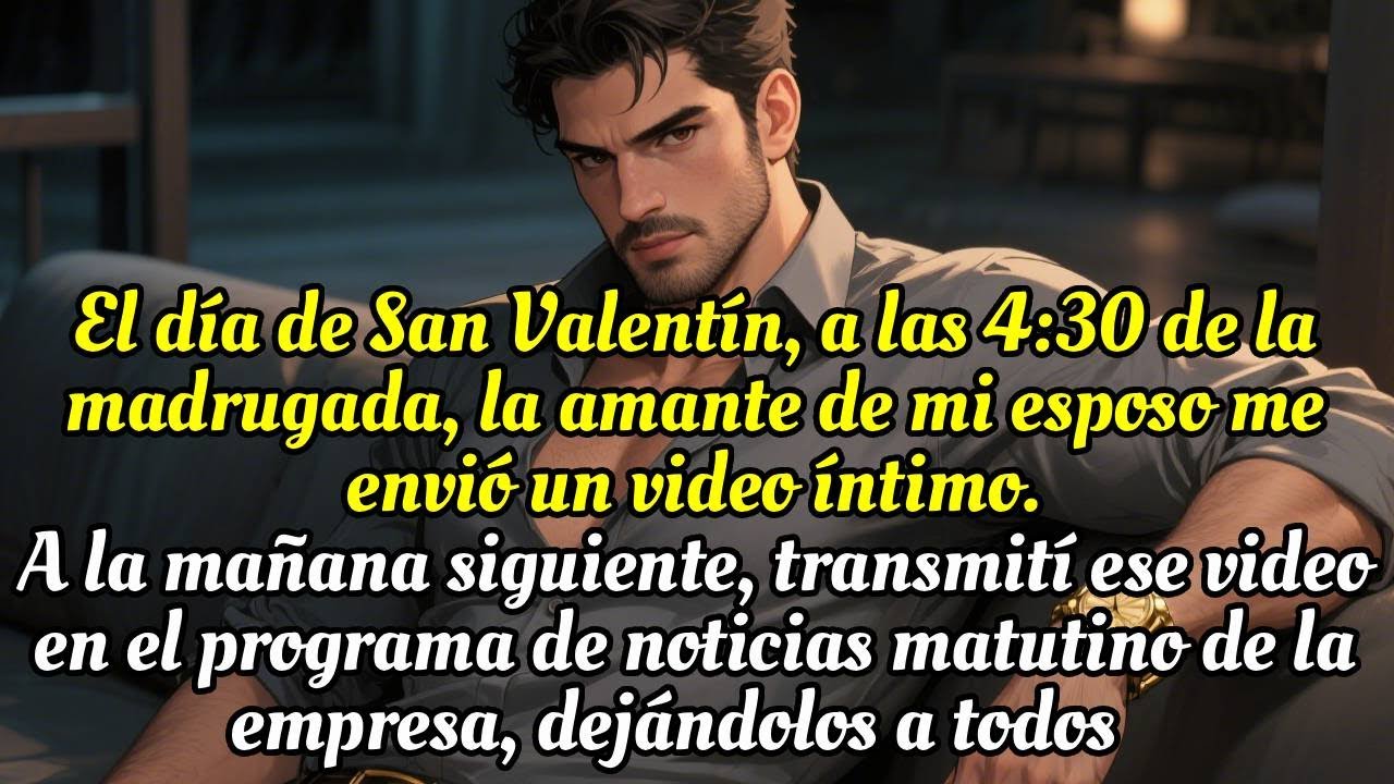 En San Valentín, la amante de mi esposo me envió un video🎥 y lo proyecté en el evento de la empresa…
