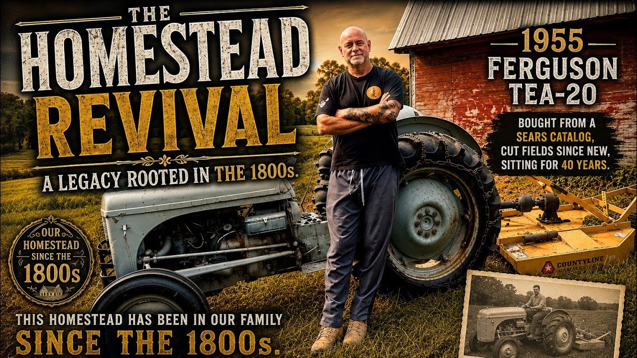 Homestead Revival: A 1955 Ferguson Returns to the Family Farm After 40 Years