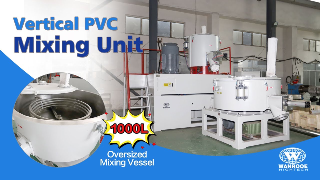 Vertical Mixer and Horizontal Mixer PVC Mixing Unit High Speed Mixer Machine
