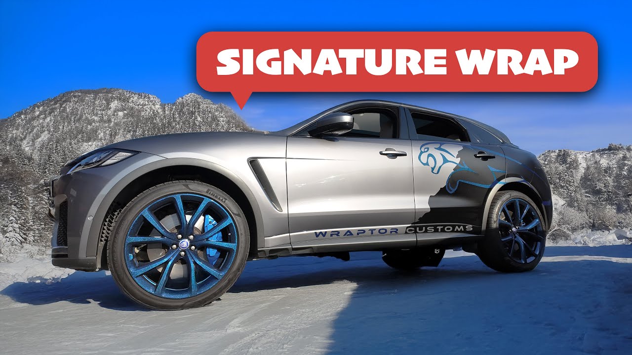 Jaguar F-Pace SVR TRANSFORMATION | #WraptorCrew Signature Wrap + Custom Mods!