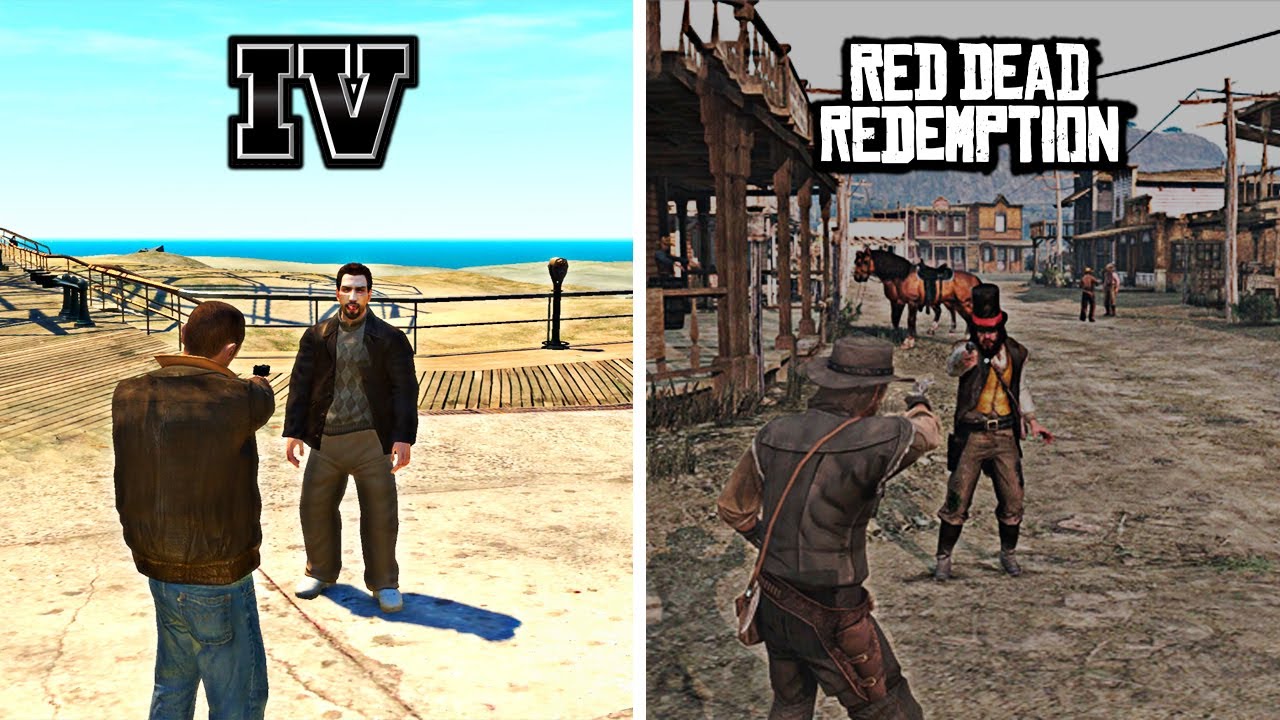 GTA 4 vs RDR 1 | &iquest;Cual es mejor?