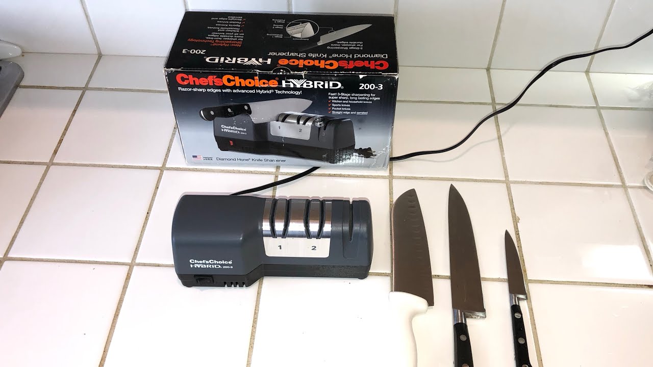 Chef’s Choice Knife Sharpener- HOW TO USE  & UNBIASED REVIEW