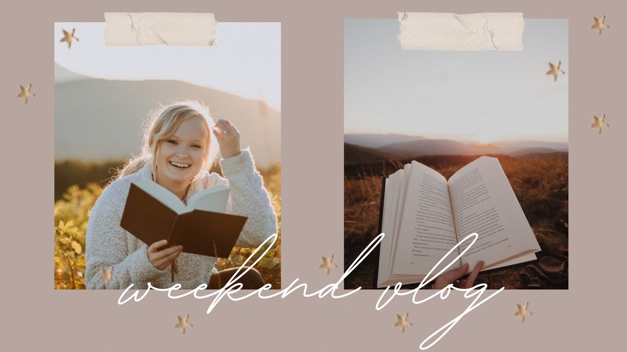 WEEKEND VLOG | reading graphic novels & exploring in the mountains!
