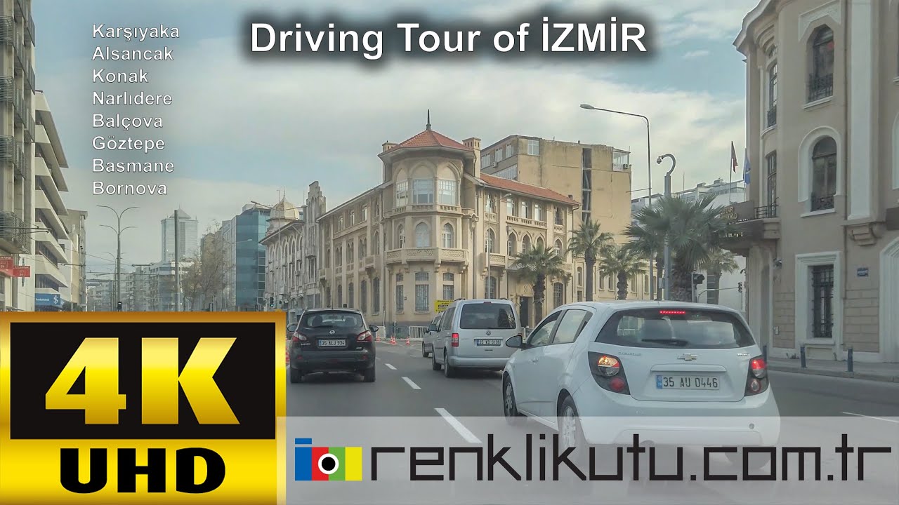 Driving Tour of İzmir ( Karşıyaka / Alsancak / Konak / Göztepe / Narlıdere / Bornova )