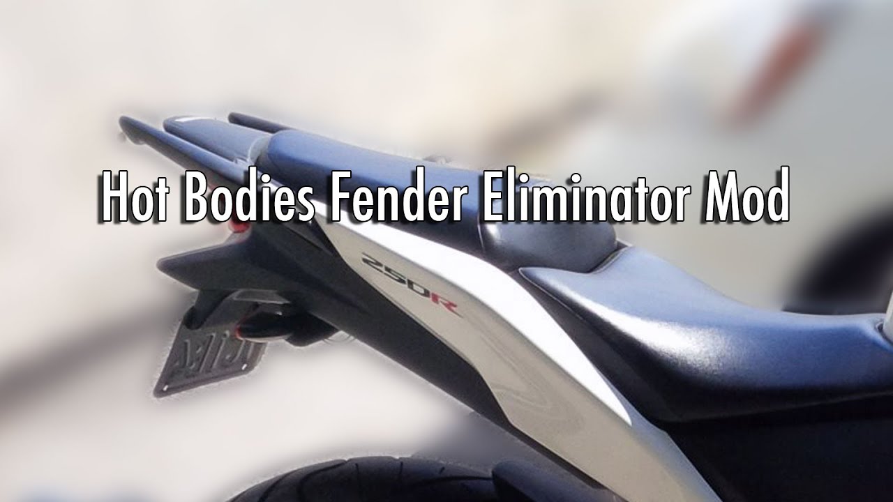 Hot Bodies Modified Fender Eliminator - CBR250R