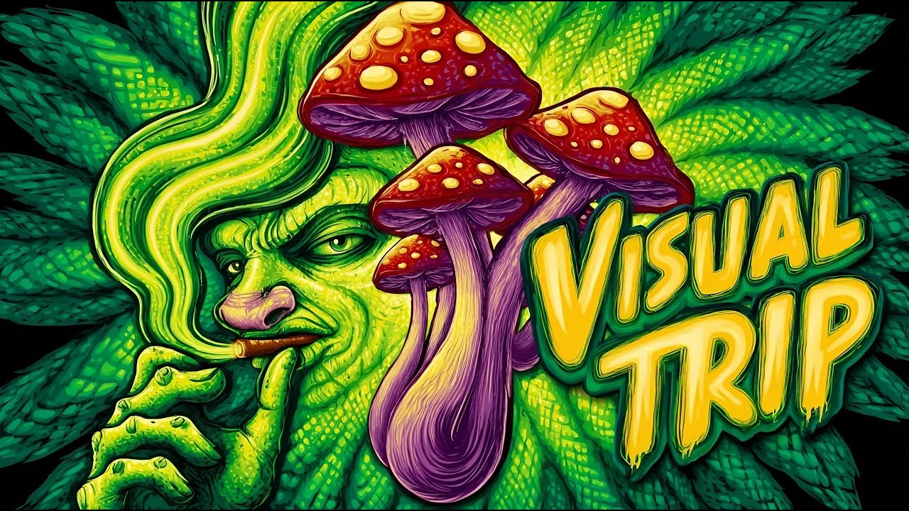 Psy Dub Visual Trip | Magic Mushroom & Ayahuasca Animation | Psychedelic Dub Mix