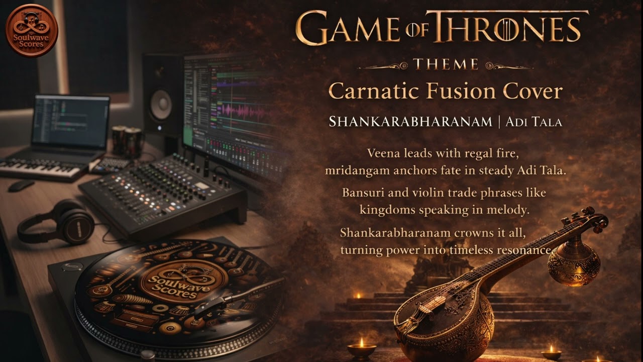 Game of Thrones Theme | Carnatic - Shankarabharanam Fuscion Cover