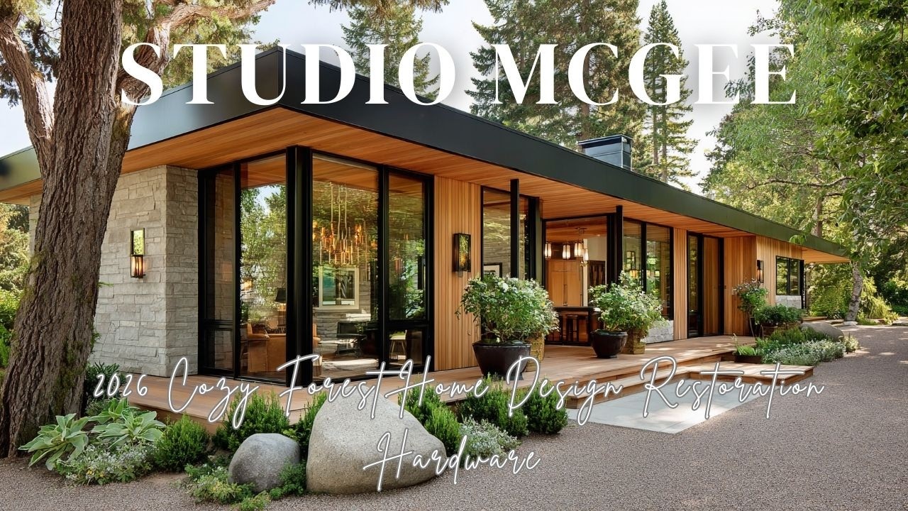 2026 Cozy Forest Home Design Inspired by Studio McGee and Restoration Hardware